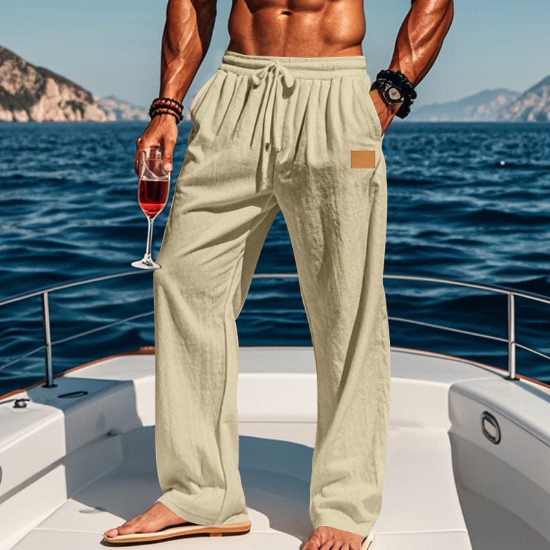 Pantalon lin & coton pour les beaux jours saroual