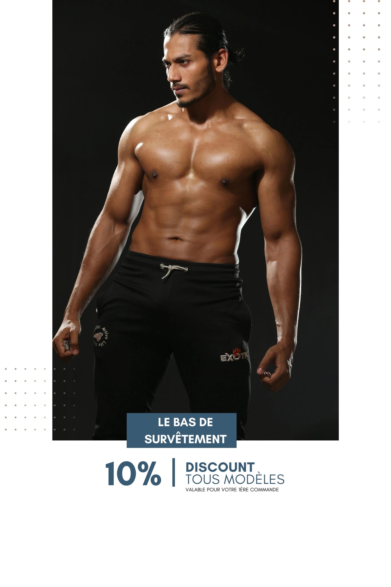 Pantalon jogging FITNESS