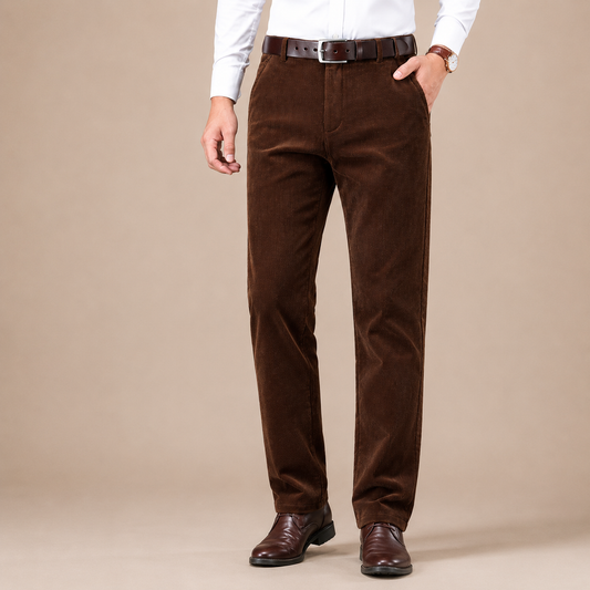 Pantalon Homme Velours Côtelé – Doublé Polaire