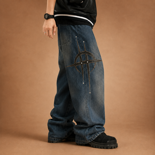 Jean baggy rétro