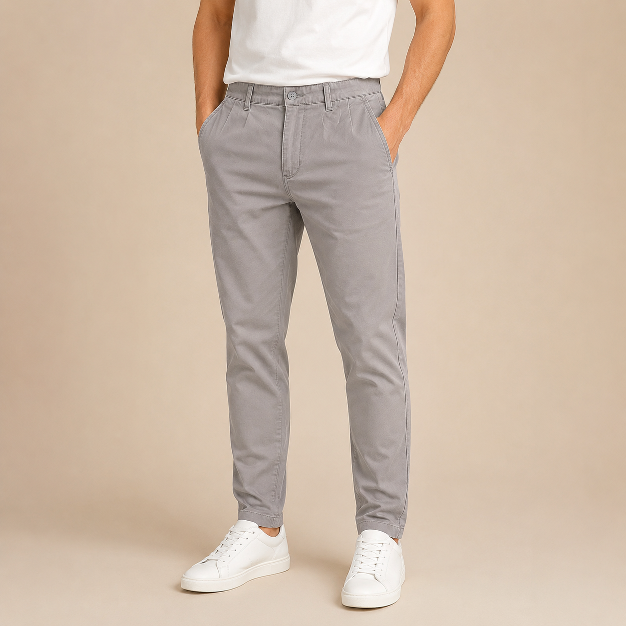 Pantalon chino - Rétro délavé
