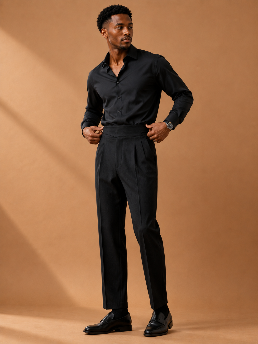 Pantalon classique coupe droite