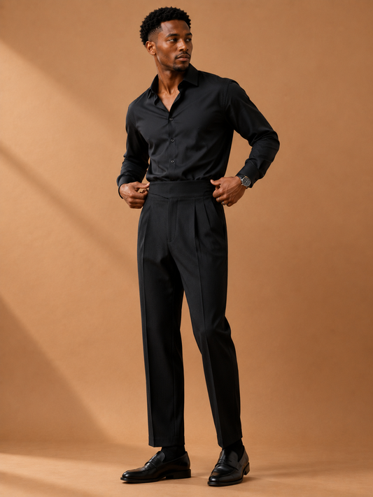Pantalon classique coupe droite