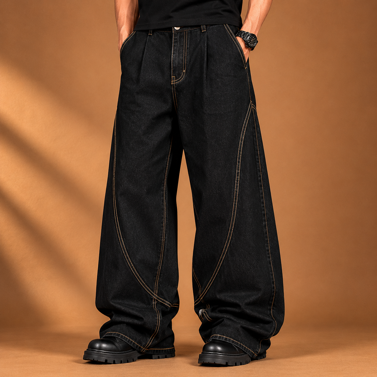 Pantalon jean - Ample