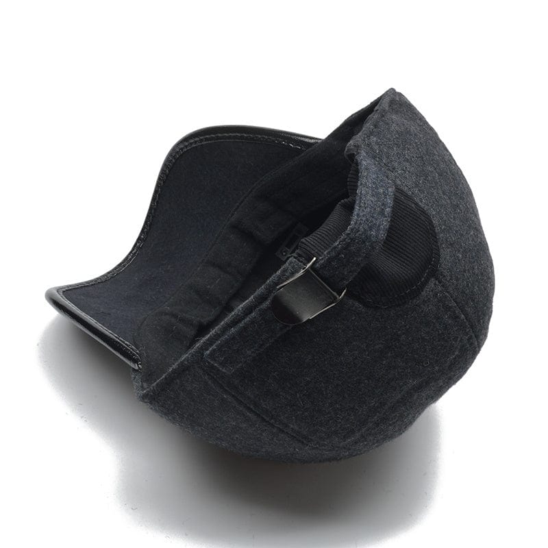 Casquette Homme Snapback avec cache-oreilles saroual