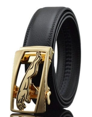 Ceintures en cuir à boucle automatique pour hommes saroual