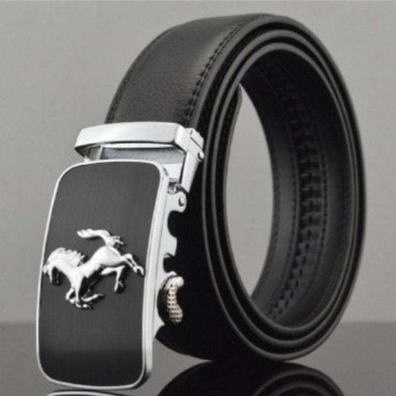 Ceintures en cuir à boucle automatique pour hommes saroual