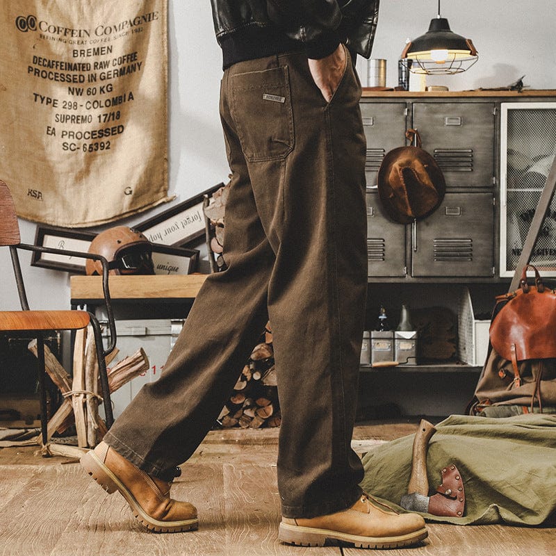 Loose Straight Men's Casual Trousers saroual