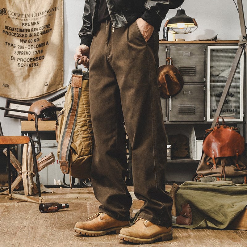 Loose Straight Men's Casual Trousers saroual