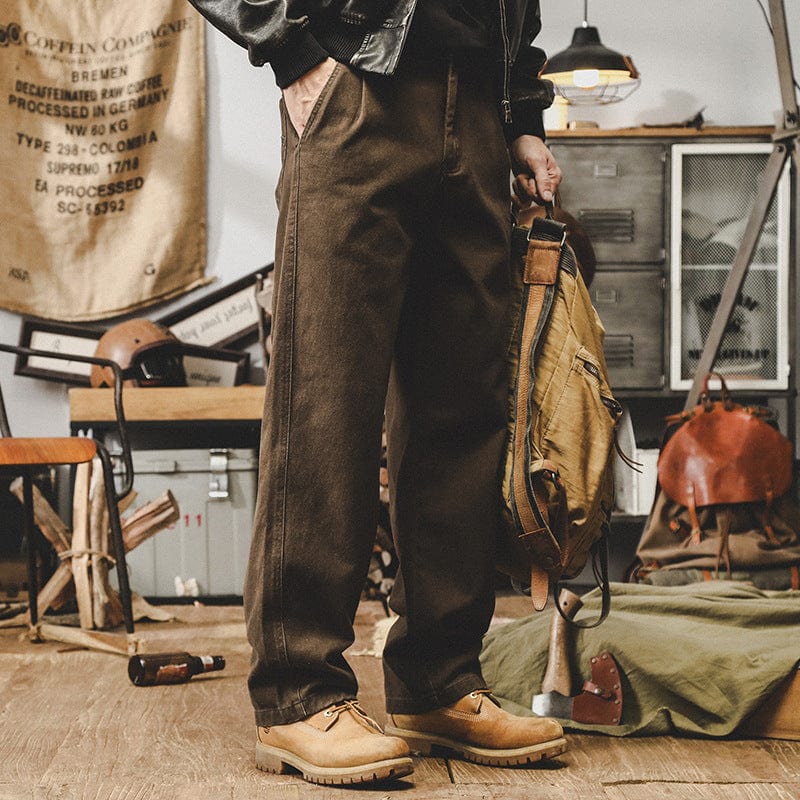 Loose Straight Men's Casual Trousers saroual