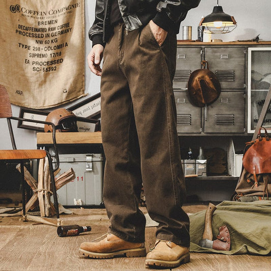 Loose Straight Men's Casual Trousers saroual