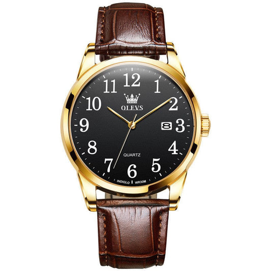 Montre à quartz étanche pour homme, balance numérique simple saroual