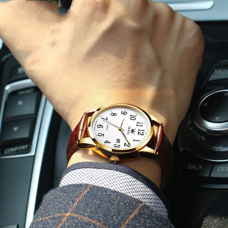 Montre à quartz étanche pour homme, balance numérique simple saroual