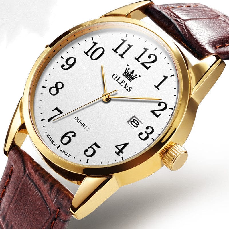 Montre à quartz étanche pour homme, balance numérique simple saroual