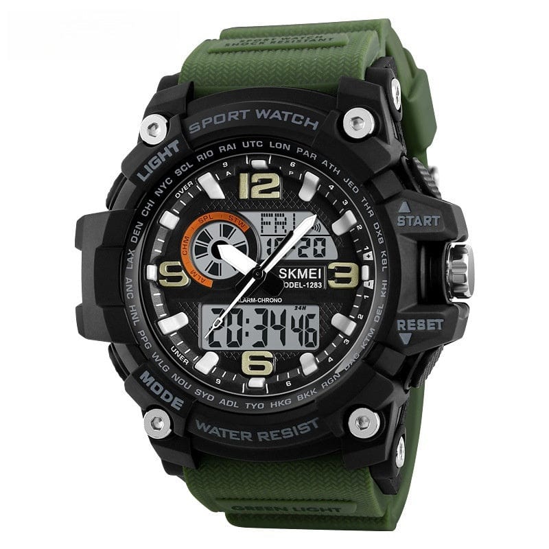 Montre électronique de sport étanche multifonctionnelle pour hommes saroual