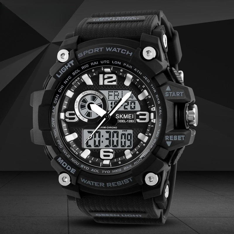 Montre électronique de sport étanche multifonctionnelle pour hommes saroual