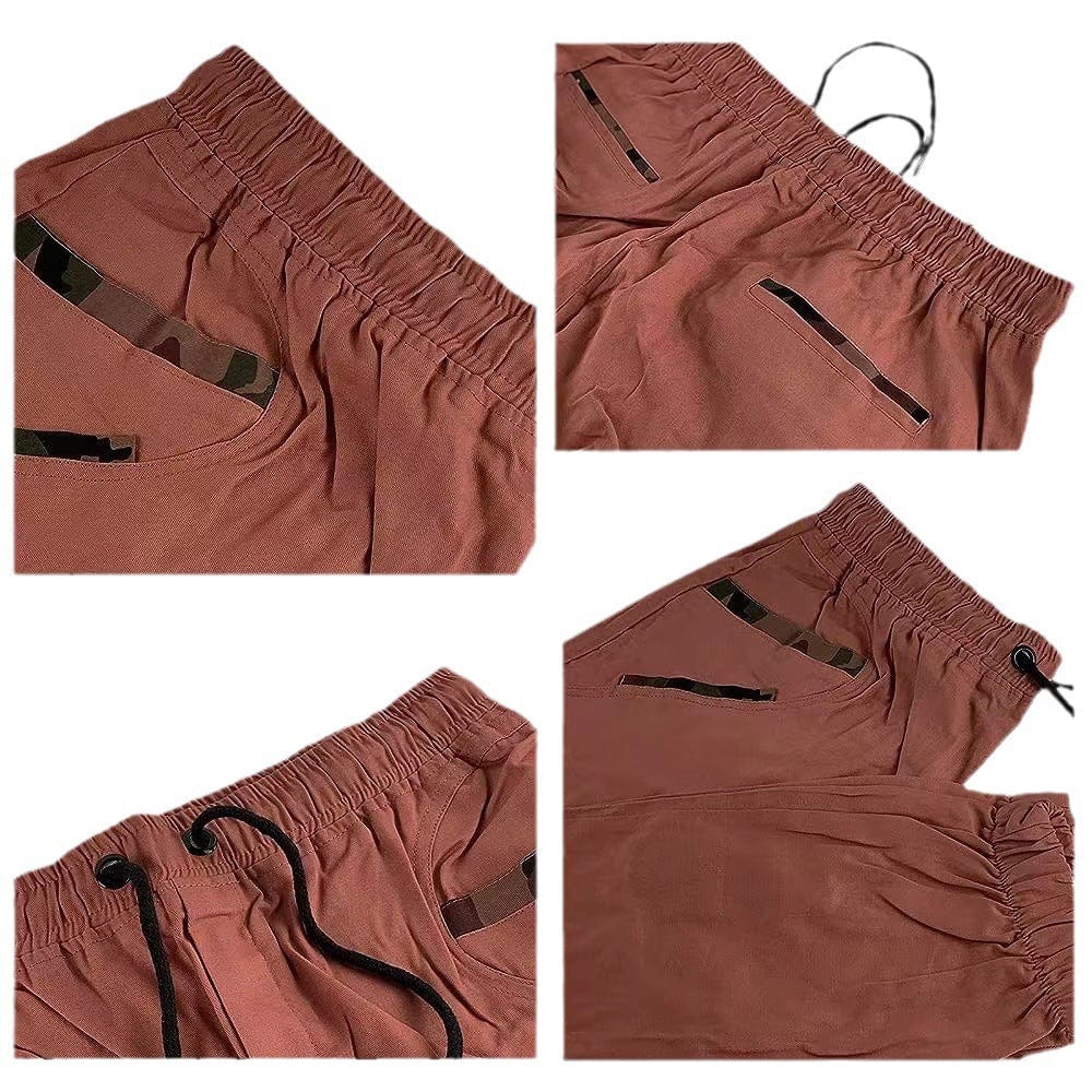 Pantalon cargo droit tendance saroual