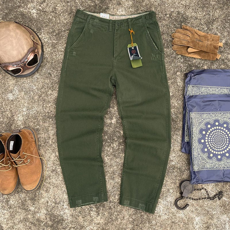 Pantalon de travail chino décontracté pour homme, coupe droite, tendance saroual
