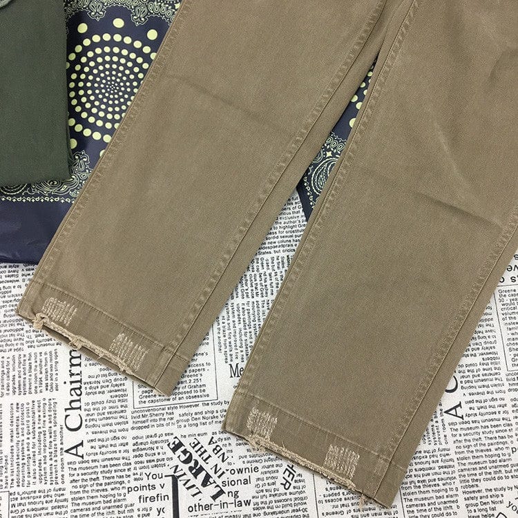Pantalon de travail chino décontracté pour homme, coupe droite, tendance saroual
