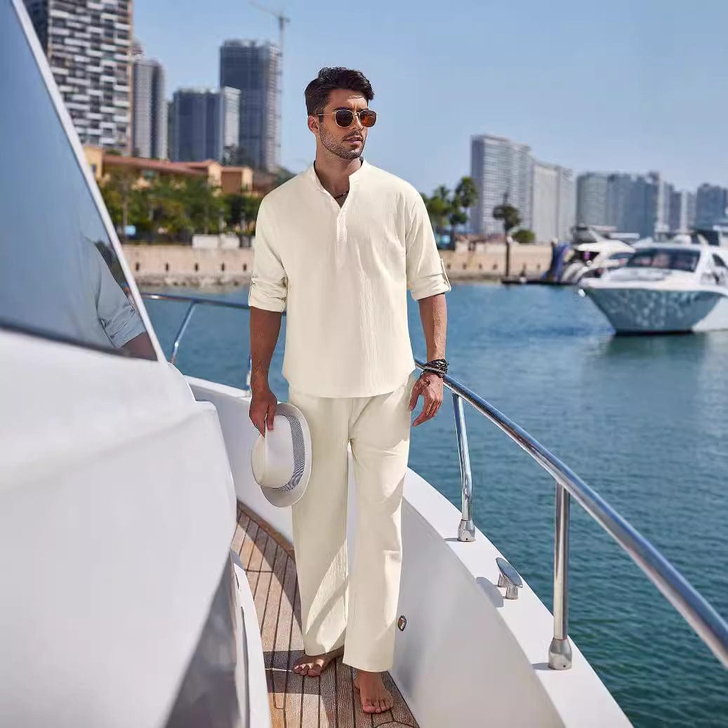 Pantalon en lin | Chemise en lin saroual