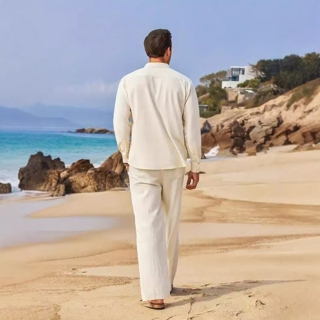 Pantalon en lin | Chemise en lin saroual