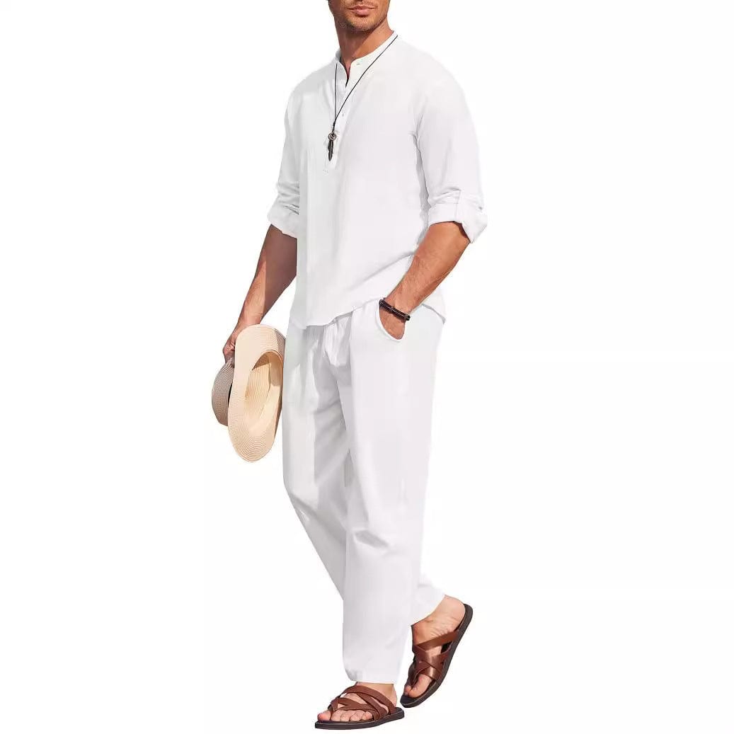Pantalon en lin | Chemise en lin saroual