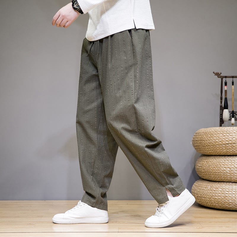 Pantalon en lin - style décontracté saroual