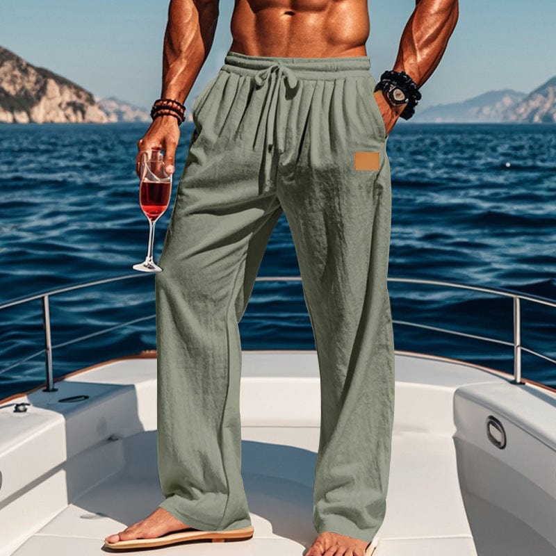 Pantalon lin & coton pour les beaux jours saroual