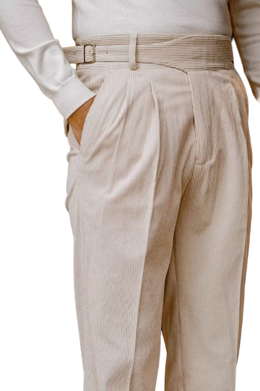 Pantalon velour côtelé saroual