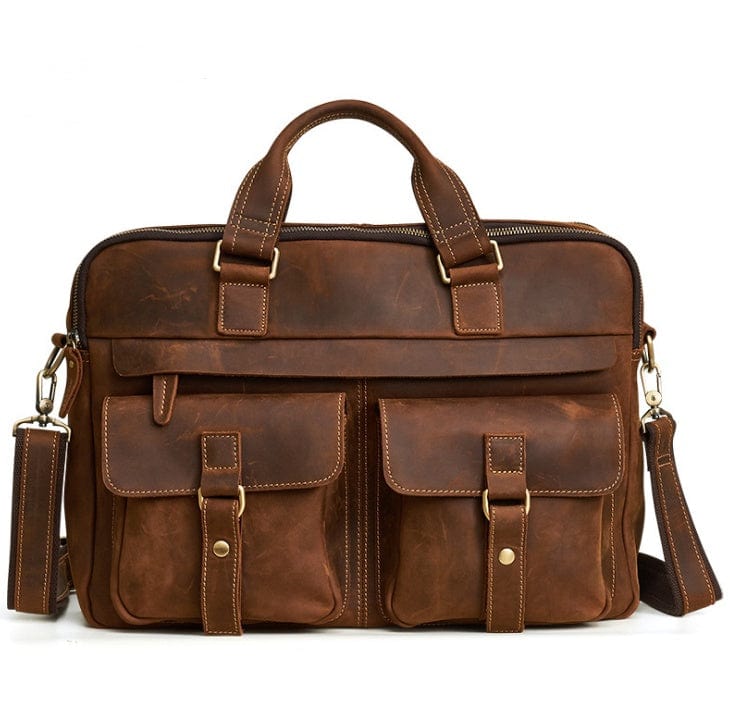 Sac ordinateur pour homme | Sac pour homme en cuir saroual