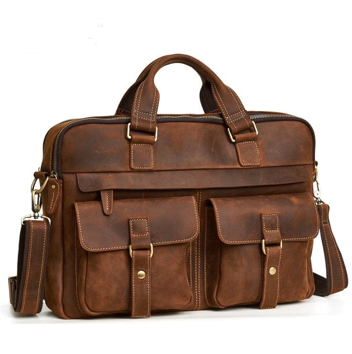 Sac ordinateur pour homme | Sac pour homme en cuir saroual