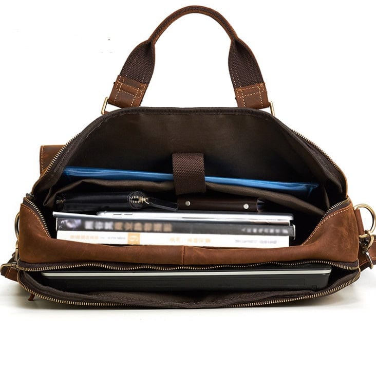 Sac ordinateur pour homme | Sac pour homme en cuir saroual