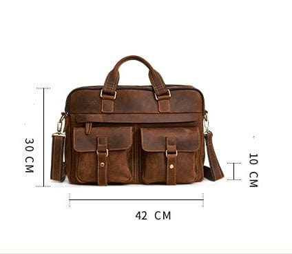 Sac ordinateur pour homme | Sac pour homme en cuir saroual